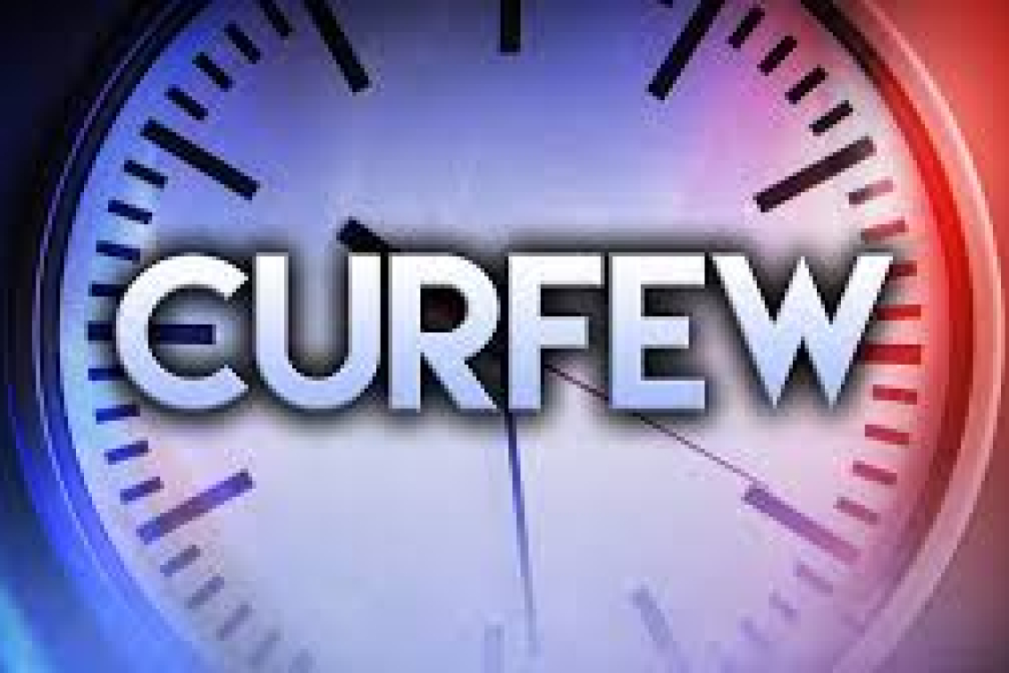 UPDATED 10:42 PM EDT --  LOS ANGELES IMPOSES 8:00 PM CURFEW