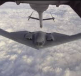 Flights of Six to Eight B-2 Stealth Bombers in the air