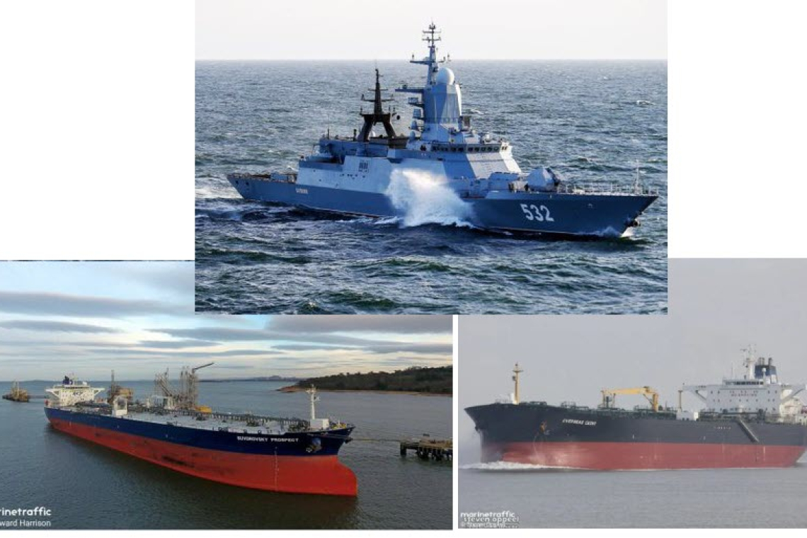 Russian Navy Begins Escorting tankers Through English Channel