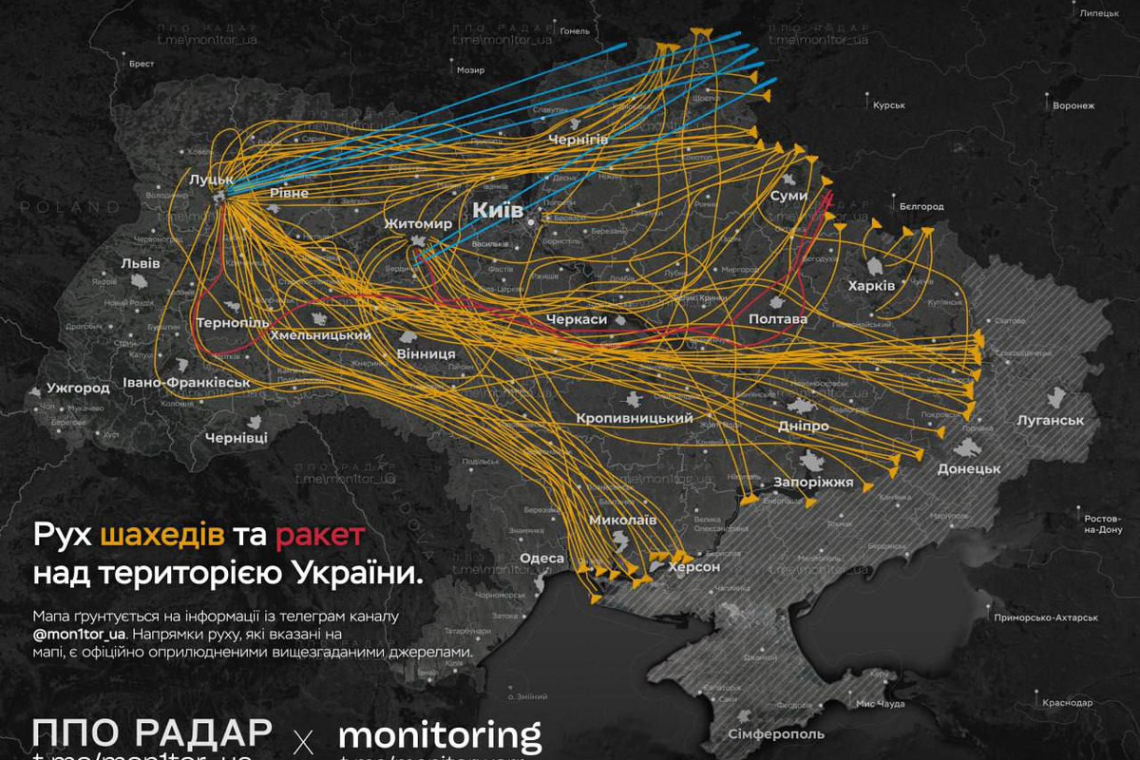 Largest Russian Strikes Yet, Against Ukraine