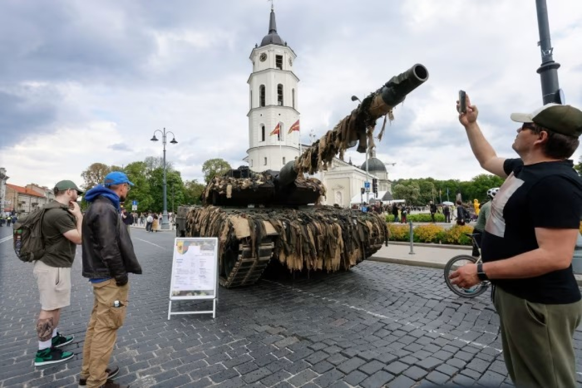 German Tanks Stationed in Lithuania