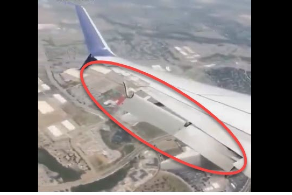Delta Airlines Flight Loses Wing flaps in-Flight