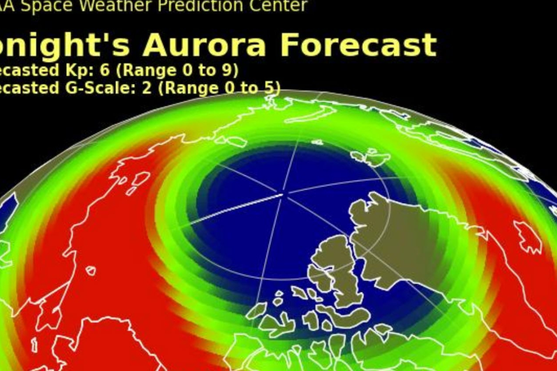 TONIGHT and MONDAY: Aurora Borealis Visible in USA
