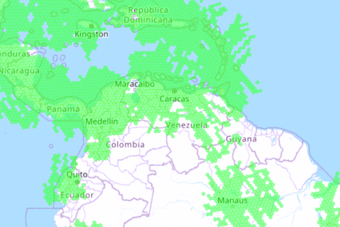 GPS Jamming in Caribbean, Near Venezuela