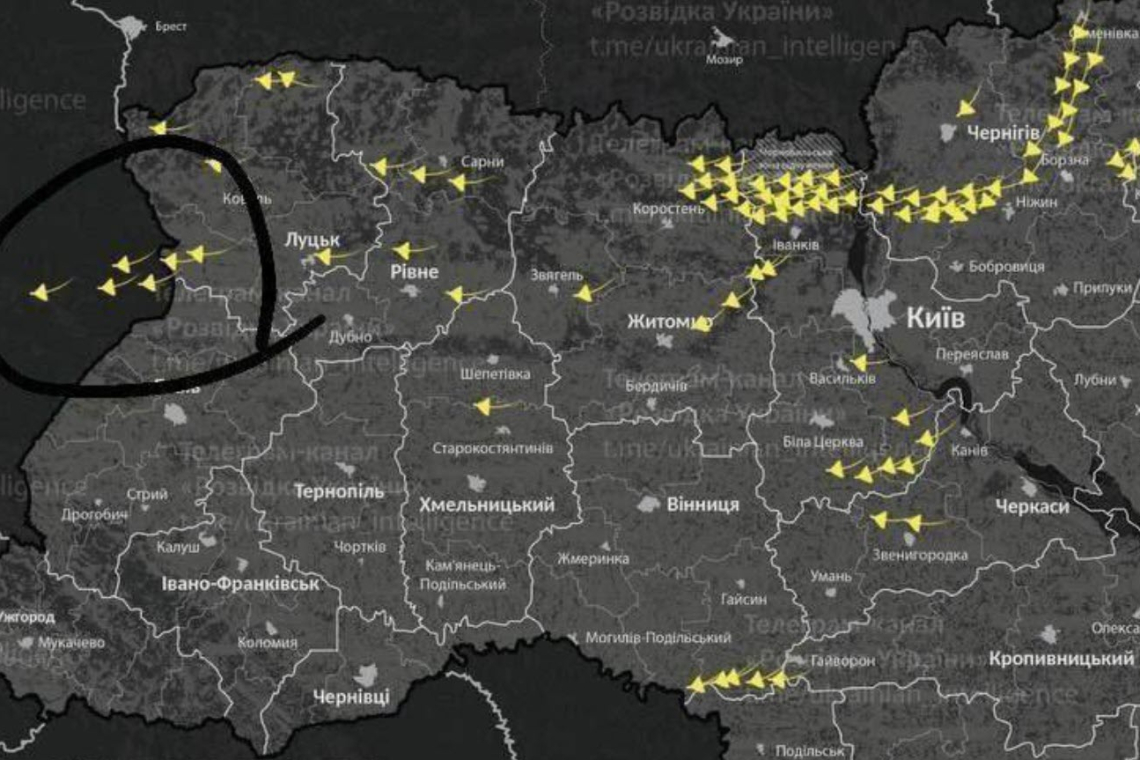 UPDATED 10:18 PM EDT -- : RUSSIAN DRONES REPORTEDLY ENTER POLAND AIR SPACE