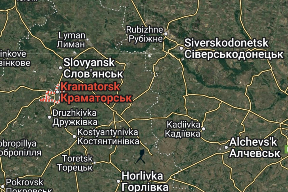 Ukraine now officially ordering  Kramatorsk evacuation 