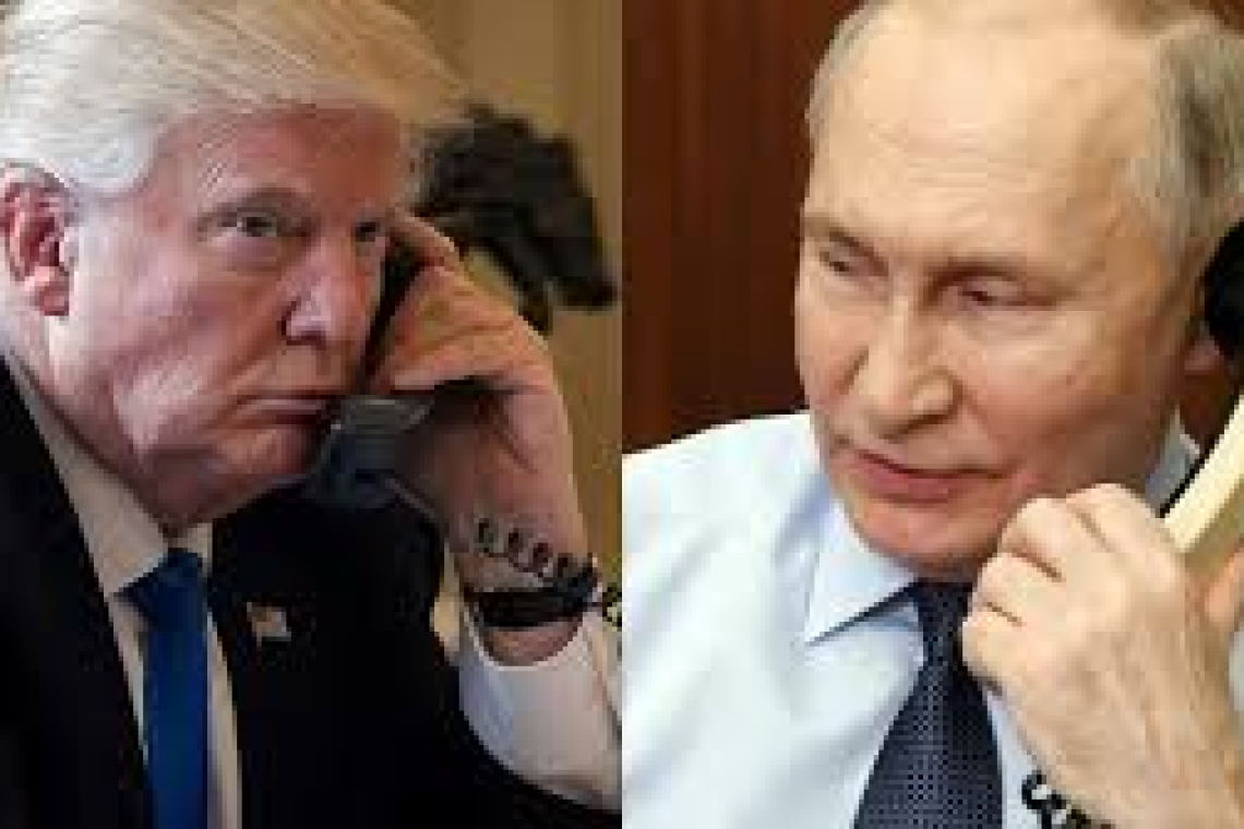 12:30 PM EDT  -- Presidents Trump and Putin Engaging in &quot;Lengthy&quot; Phonecall
