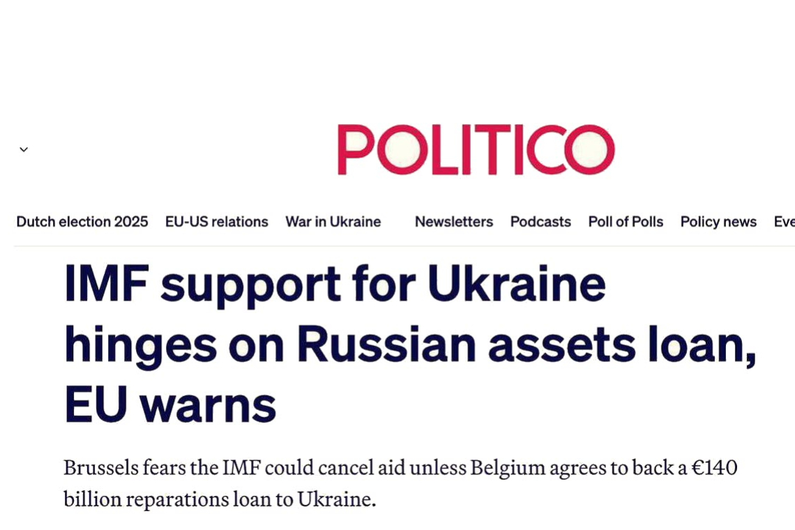 Funding for Ukraine Collapsing After Belgium REFUSES to Confiscate Russia Funds