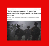 Britian CONFIRMS Presence of British Troops Inside Ukraine