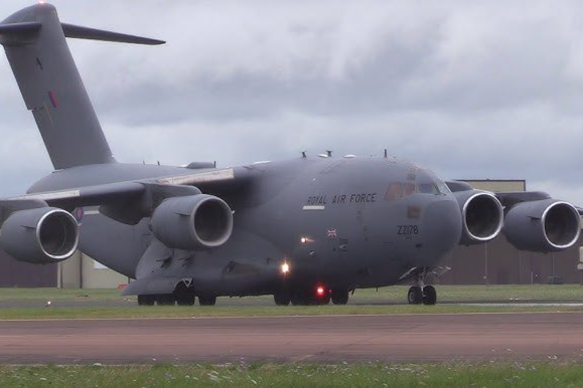 More than 12 US Air Force C-17's arrive in UK within 24 hours; Iran Build-up?
