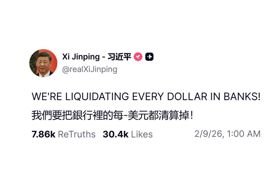 UPDATED 8:25 AM EST -- URGENT: China "Liquidating Every Dollar in Banks"