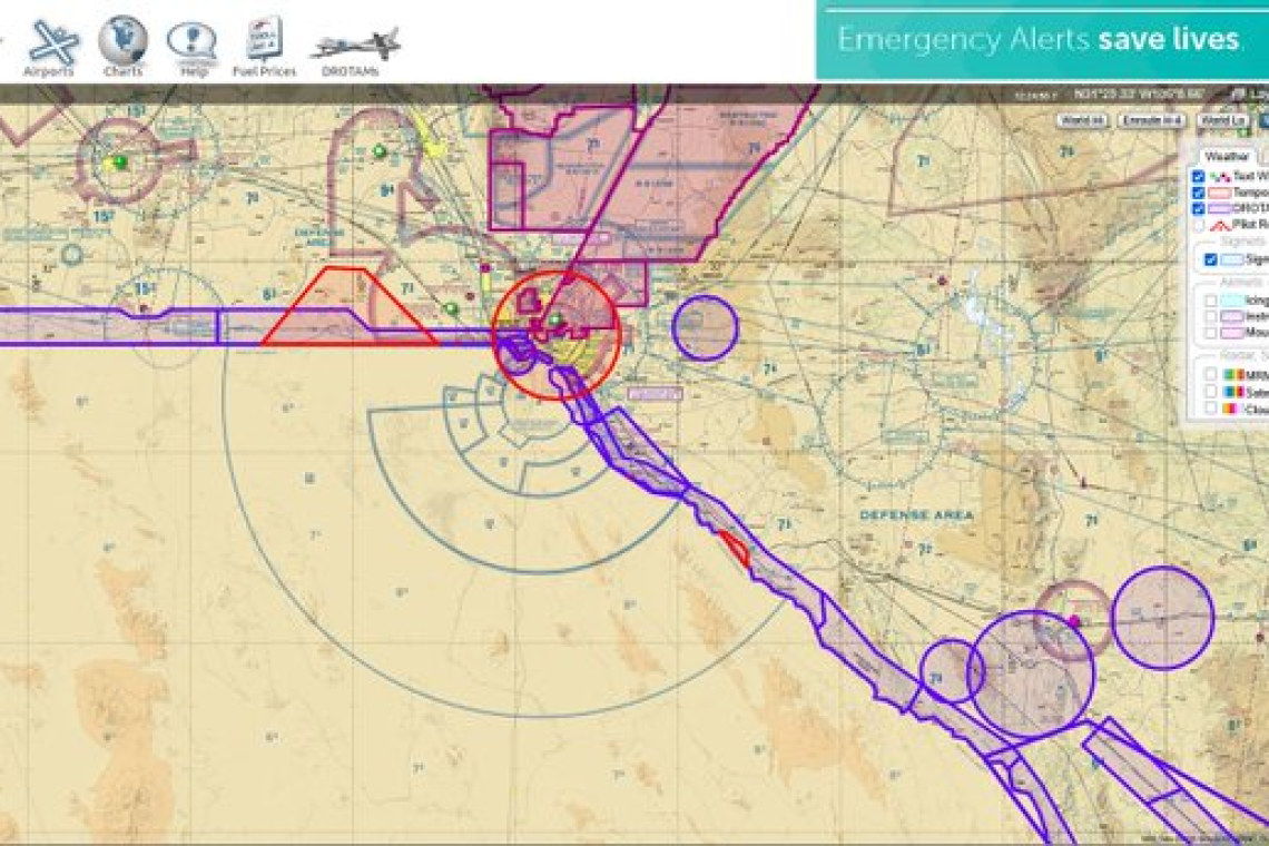 UPDATED  -- SECOND CITY CLOSED -- El Paso Air Space CLOSED for 10 Days - "National Security"