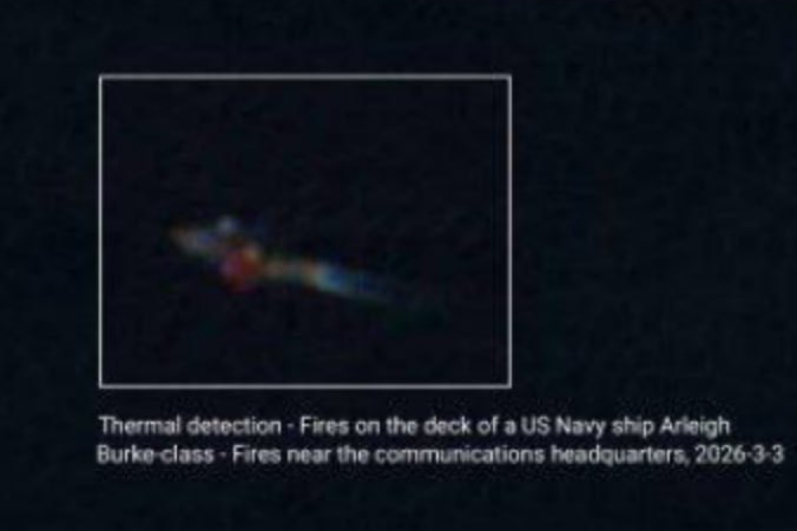 US  Navy Destroyer ALLEGEDLY Hit By Iran - Burning in Indian Ocean