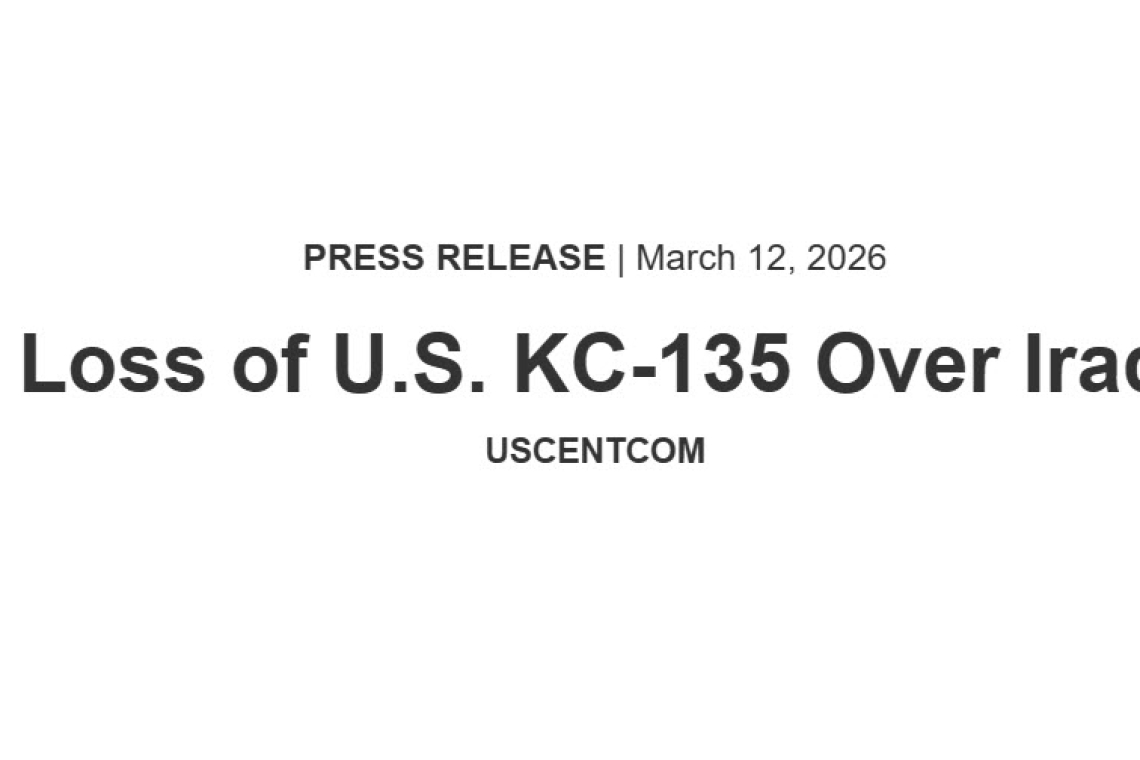 UPDATED 8:14 PM EDT -- U.S. Refueling Tanker Plane Reportedly **** SHOT DOWN **** Over Iraq