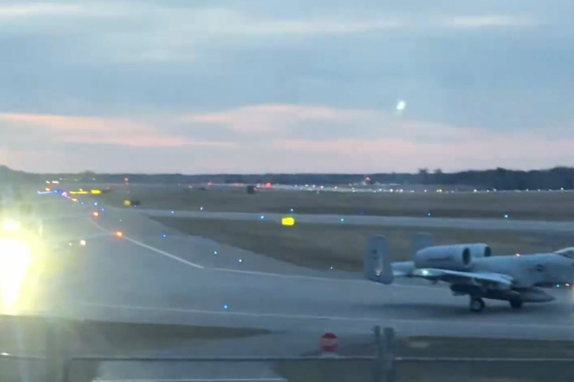 Numerous Additional Ground-Attack Planes Taking Off for Middle East